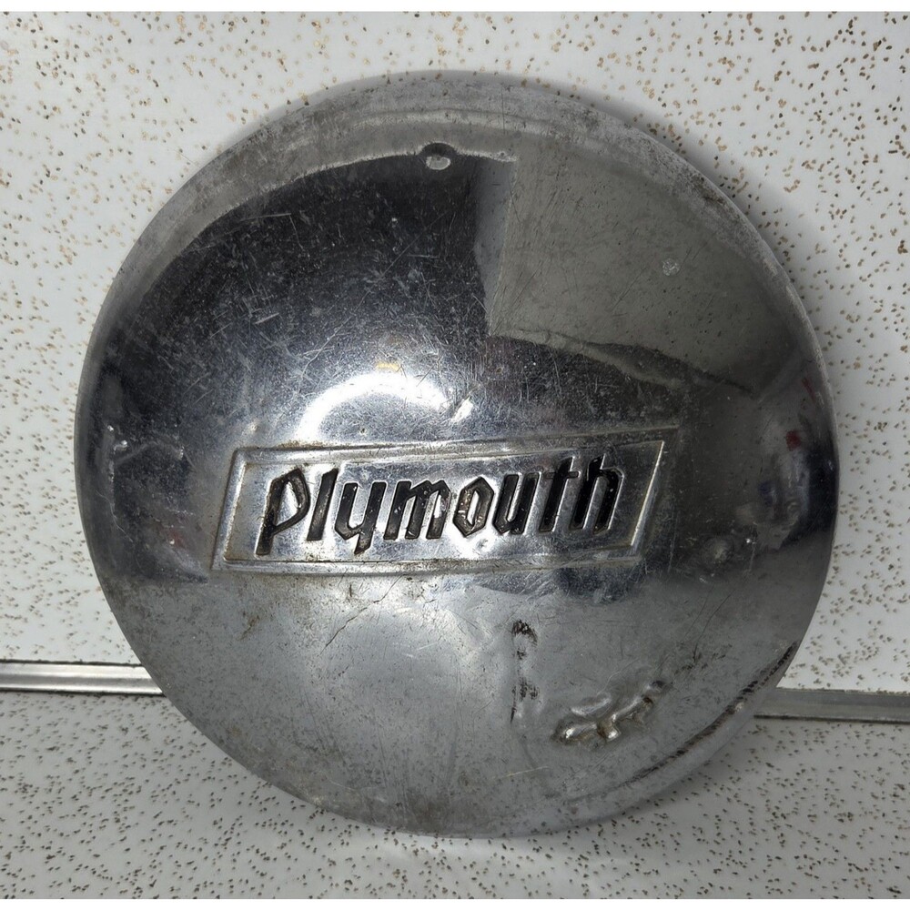 1930 Plymouth Dog Dish 7.5" Artillery Hubcap Dog Dish Wheel Cover OEM